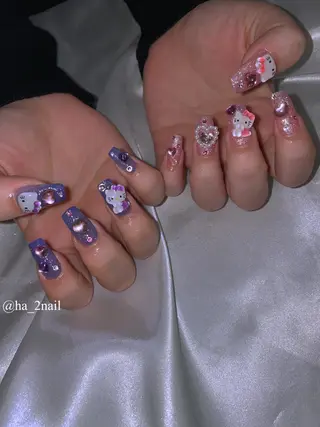 ネイル NAIL and EYELASH ALPHA.所属・ALPHA. 姫繇のネイルデザイン