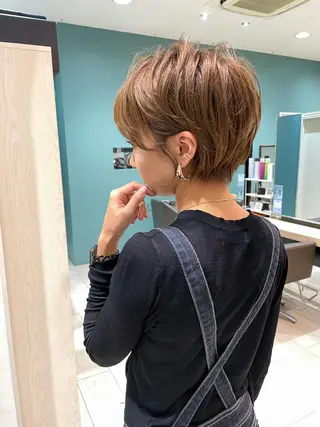 ショート 韓国レイヤー🇰🇷 ReLien西大寺店のヘアスタイル