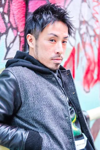 ショート カラー メンズ kiki所属・中田 敏明のヘアスタイル