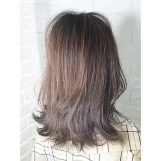 ミディアム カラー KIZU 髪質改善 オカルト怪談のヘアスタイル