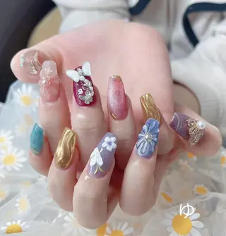 ネイル 🎀ネイルサロン エクラYUI🎀のネイルデザイン