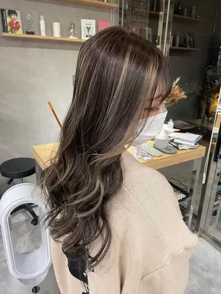 ロング REDEAL SHIBUYA所属・maya/レイヤー カット/ミインパーマのヘアスタイル