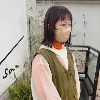 ミディアム カラー 渋谷/原宿/メンズ/ コヤマトモヤのヘアスタイル