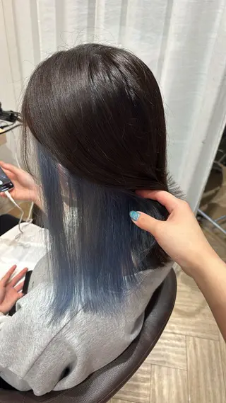 セミロング カラー Hair salon  en所属・ナナミ 🪐✨のヘアスタイル