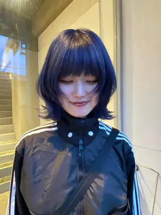 セミロング レイヤーカット/ ダブルカラー/櫻井のヘアスタイル