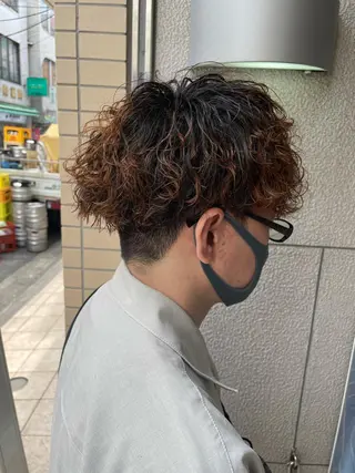 ショート パーマ メンズ 辻堂メンズ特化 YU-YAのヘアスタイル