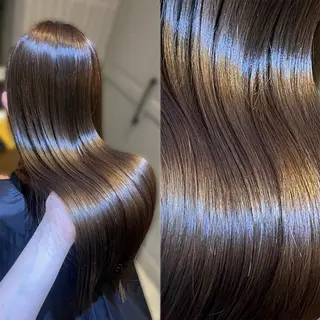 ロング カラー ラフィスヘアードープ所属・👑髪質改善wカラー /ハイトーン/アユカのヘアスタイル