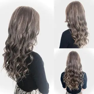 ロング カラー パーマ ヘアアレンジ メンズ キッズ ✨最強美容師✨ 💙にっしー西村💙のヘアスタイル