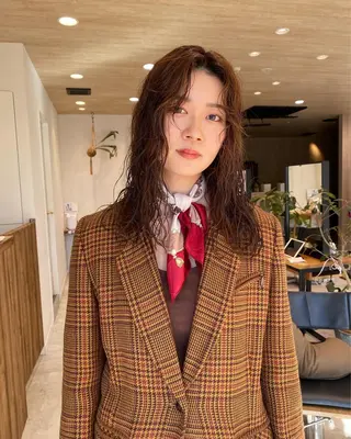 セミロング パーマ パーマ指名No1 /namiのヘアスタイル