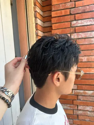 メンズ 髪質改善|縮毛矯正 ◎店長◎Keitaのヘアスタイル