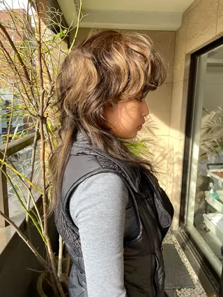ロング カラー SALOWIN原宿iori店 1F所属・ﾃﾞｻﾞｲﾝｶﾗｰ /ﾕｳﾀﾏﾝ👽のヘアスタイル
