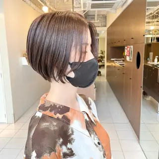 ショート カラー 透明感カラー/ 寺田千雅子のヘアスタイル