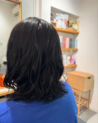 ミディアム パーマ 溝口 優希のマツエク・マツパデザイン