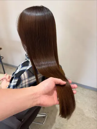 ロング ✨髪質改善美髪矯正✨ ボブ/切りっぱなし✨のヘアスタイル