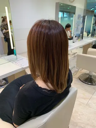 セミロング カラー ケンジアネッタ Men'sのヘアスタイル