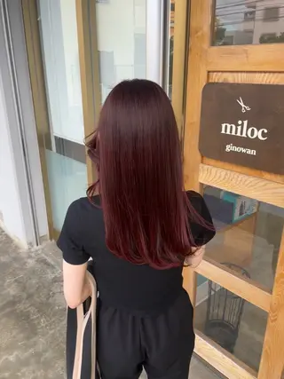 ロング miloc himekaのヘアスタイル