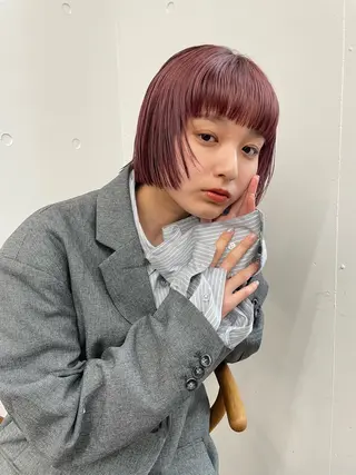 ショート カラー 原 菜帆のヘアスタイル