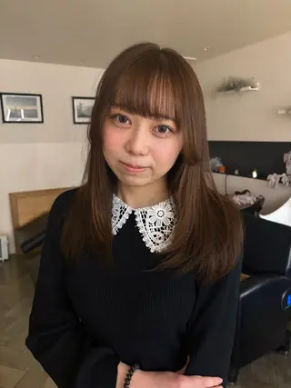 ミディアム カラー 透明感カラー 🧚‍♂️さえのヘアスタイル