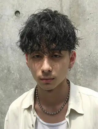 ミディアム パーマ メンズ fifth 天神大名所属・天神大名メンズパーマ 【fifth】のヘアスタイル