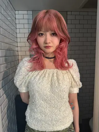 カラー ブリーチ特化/ 渋谷/TAIKIのヘアスタイル