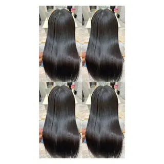 ロング カラー 髪質改善/縮毛矯正/ 韓国ヘア/店長敦士のヘアスタイル