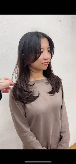 セミロング 【限定価格✨ ✂️】岩田真宏のヘアスタイル