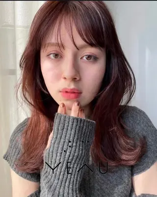 セミロング yeau plus/ ショウカのヘアスタイル