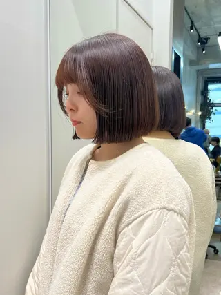 ショート カコ/レイヤーカット ヘアアレンジのヘアスタイル