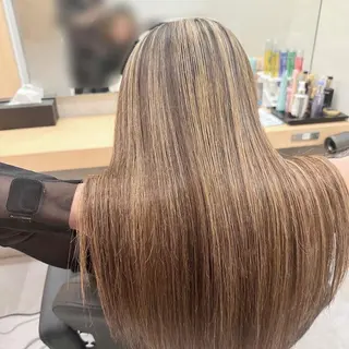 ロング カラー モテ髪💛美髪矯正 ✨艶髪特化🫧山根のヘアスタイル