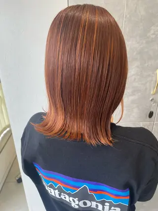 ショート カラー 顔まわり/インナー カラー/　syuriのヘアスタイル