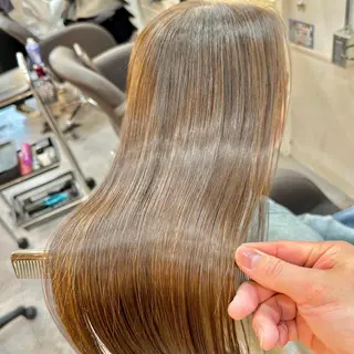 ロング カラー パーマ ヘアアレンジ メンズ キッズ ネイル マツエク・マツパ アイブロウ 🪽美髪の神🪽 💎RYUSEI💎のヘアスタイル