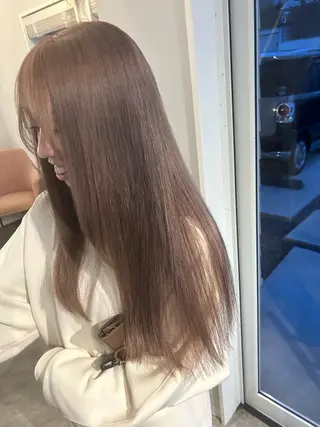 ロング PACE所属・ayumi ／透明感カラーのヘアスタイル