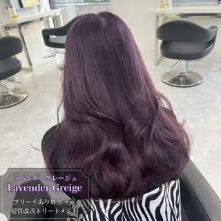 ロング カラー 透けるやわらか艶髪♡ ナチュラルストレートのヘアスタイル