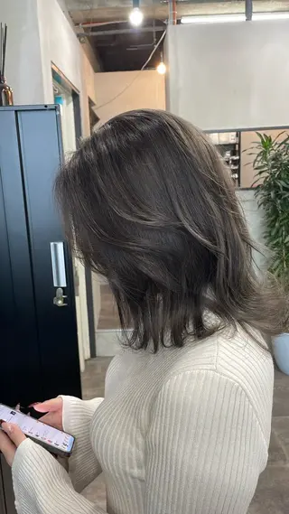 ミディアム カラー 髪質改善&トリートメント ALLENhair八尾店所属・ALLENhair 八尾店のヘアスタイル