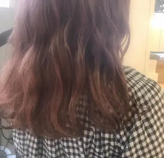 ロング カラー 滝本 里実のヘアスタイル