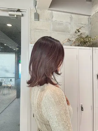ミディアム カラー IDEN AND TITY所属・艶髪🌿🫧 yukakoのヘアスタイル