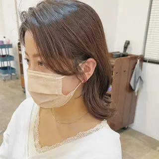 ミディアム ☁️RIKA☁️ @ri2_____bのヘアスタイル