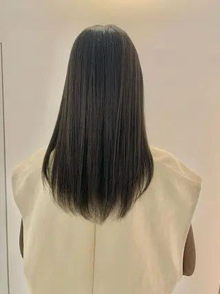 ロング 縮毛矯正 髪質改善　鈴木のヘアスタイル