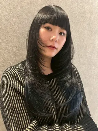 ロング ショート/レイヤー 酒井駿介のヘアスタイル