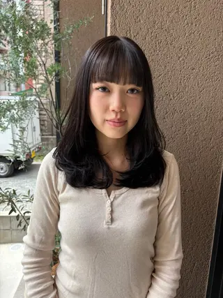 ミディアム oggi西新所属・矯正/ショート /西新/ゆいのヘアスタイル