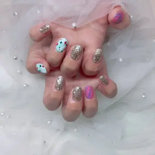 ネイル Ribbon 佐野店 Mimi＆Kamioのネイルデザイン