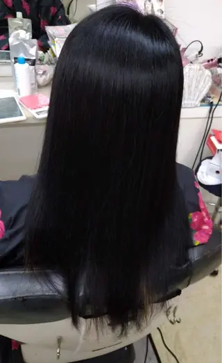 ロング 竹内 秀美のヘアスタイル