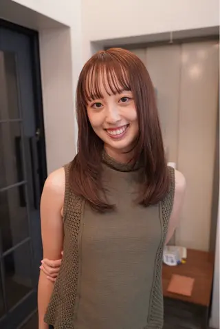 セミロング 無料レディースカット 募集中⭐️ヒカルのヘアスタイル