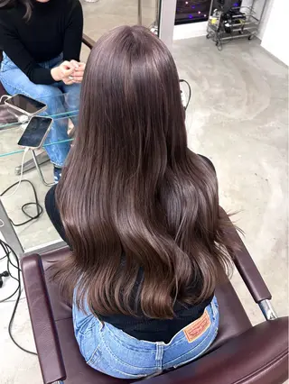 ロング カラー 大阪梅田/ イマムラミヅキのヘアスタイル