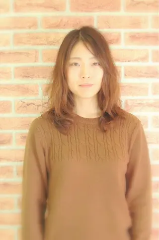 ミディアム パーマ D.log 大和西大寺店所属・川崎 雅大のヘアスタイル