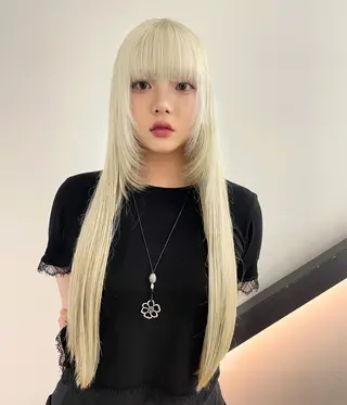 ロング カラー hair&nail ☯️アイリ☯️のネイルデザイン