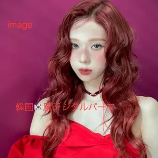 ロング パーマ 原田 智行のヘアスタイル