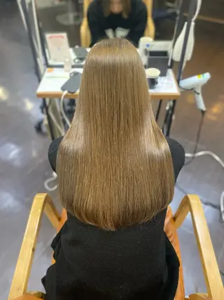ロング カラー ヘアアレンジ 🍐縮毛矯正/骨格 カット/脇　真也🍐のヘアスタイル
