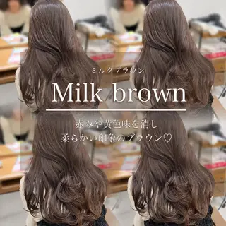 セミロング 赤みなしカラー/梅田 /レイヤー/IORIのヘアスタイル