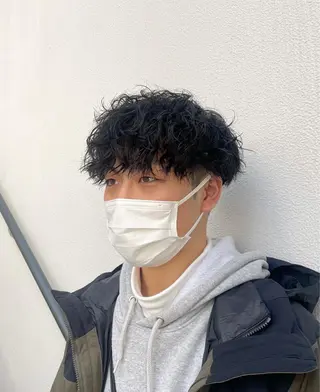 ショート パーマ メンズ 渋谷/メンズ特化/ 女子ウケ/FUKAのヘアスタイル